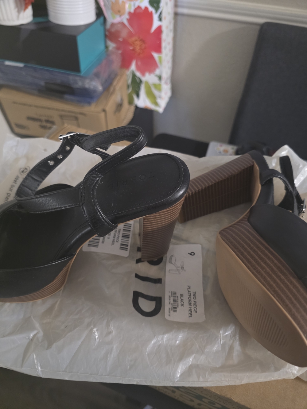 Torrid Black Platform Block Heel Sandals - Women's Stylish Ankle Strap
